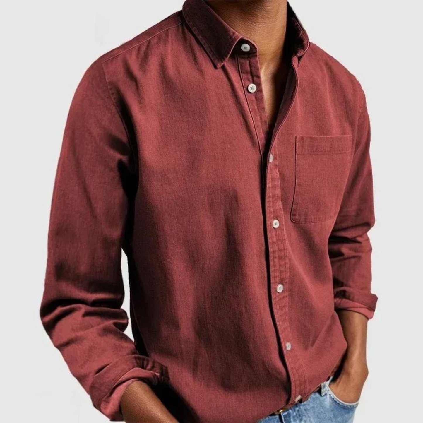 Erik | Casual Elegant Bomullsskjorta för Män coll3