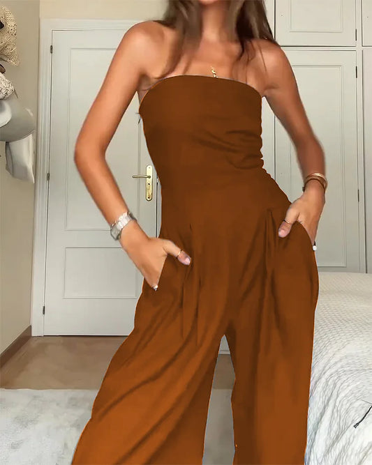 Maja™ | Elegant Off-Shoulder Jumpsuit