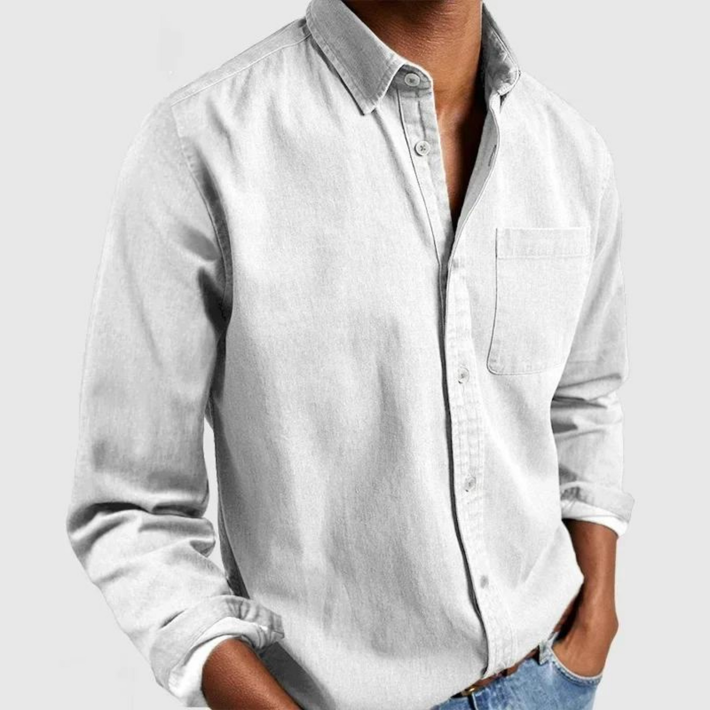 Erik | Casual Elegant Bomullsskjorta för Män coll3